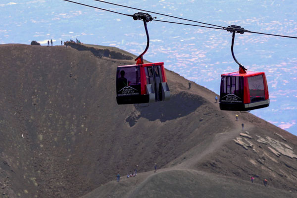 Etna Excursions: Etna Cable Car with departure from Catania by bus